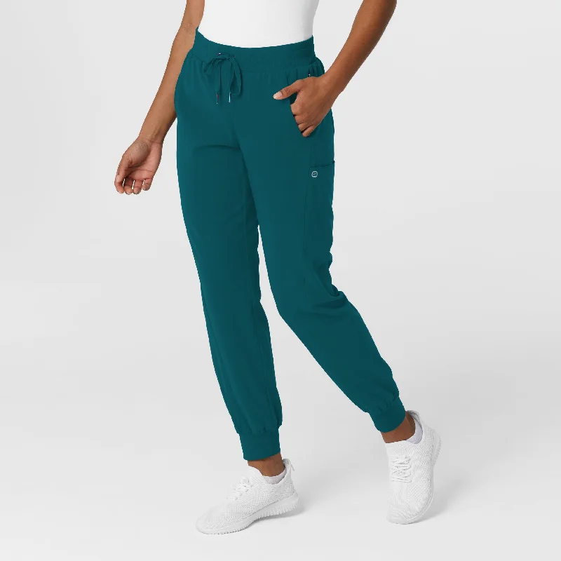 Aero Remix Women's Cargo Jogger Scrub Pant - Caribbean