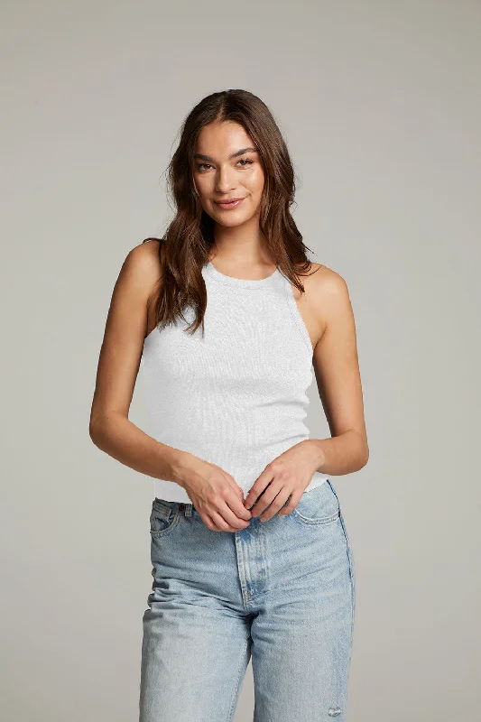 August White Tank Top