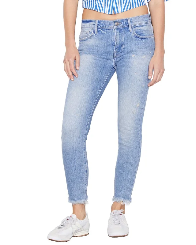 FRAME Denim Le Skinny De Jeanne Crop Utopia Jean