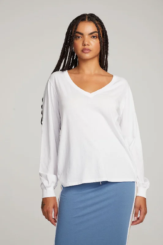 Kara White Long Sleeve