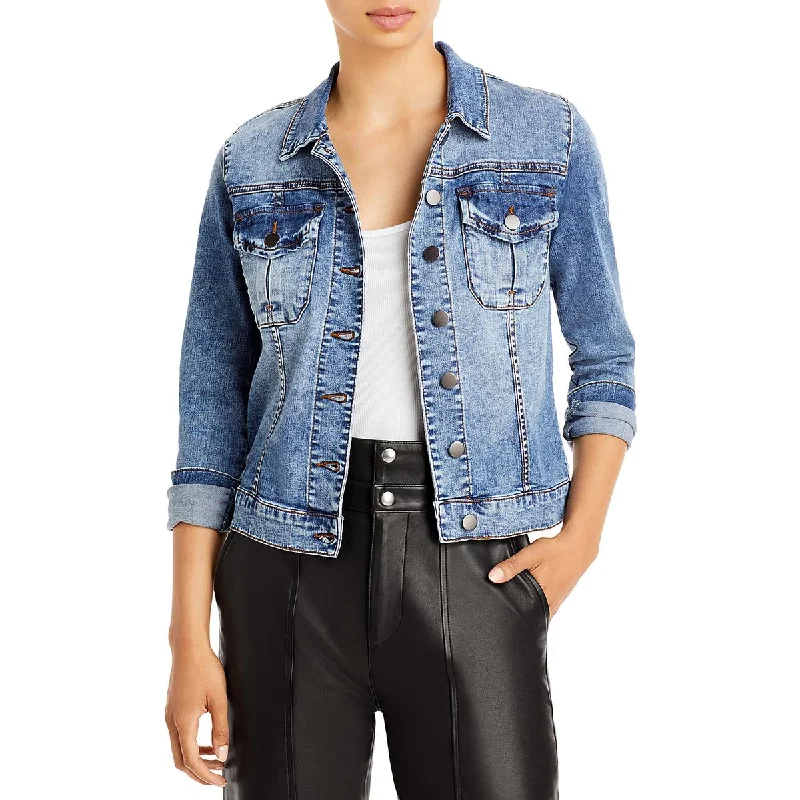 Kut From The Kloth Womens Amelia Lightweight Warm Denim Jacket