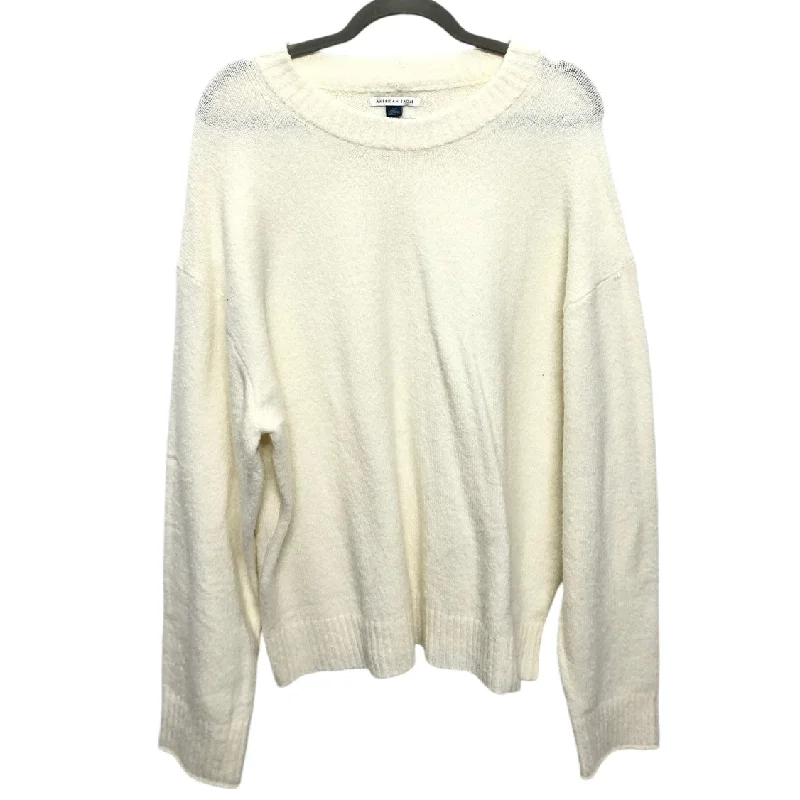 Sweater By American Eagle In Ivory, Size: L