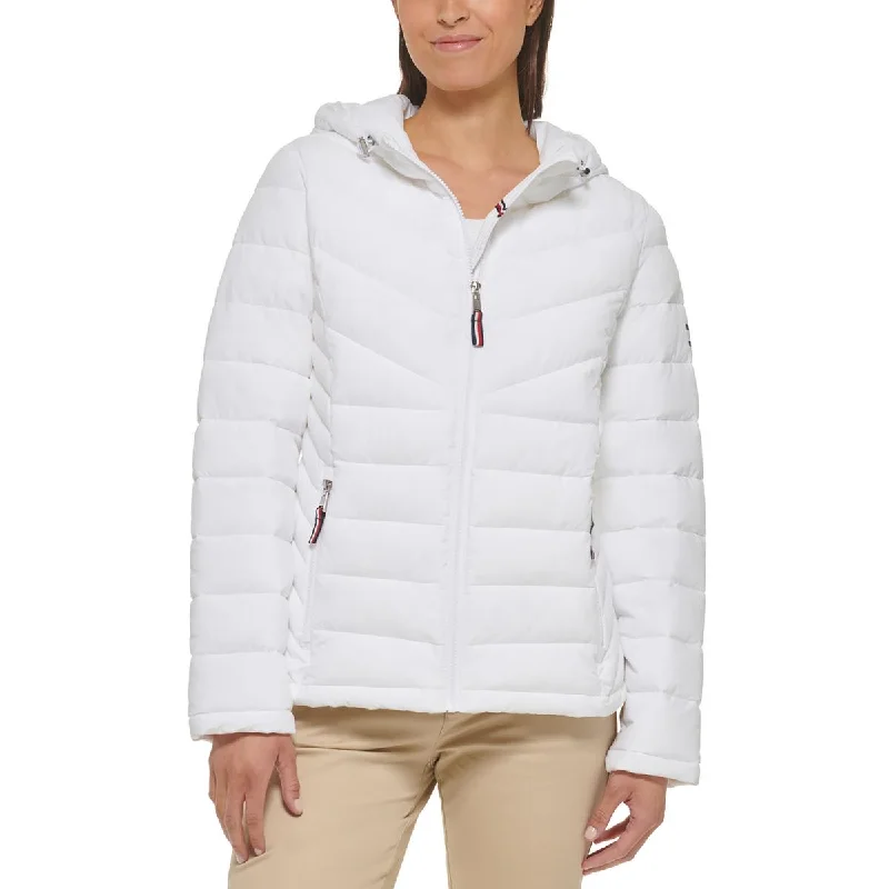 Tommy Hilfiger Womens Hooded  Parka Coat