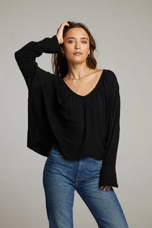 Warren Licorice Blouse