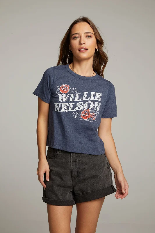 Willie Nelson Roses Tee