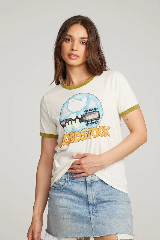 Woodstock Bird On Guitar Tee