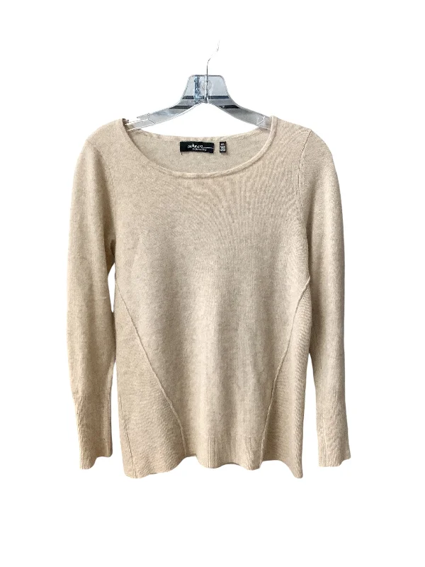 Sweater Cashmere By Saks Fifth Avenue In Beige, Size: Petite   S