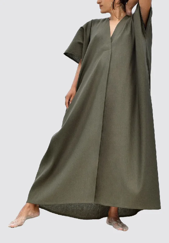 Kin Kaftan | Khaki Green