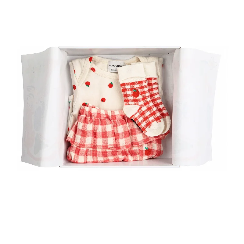 Baby Gift Box Set - Tomato Vichy